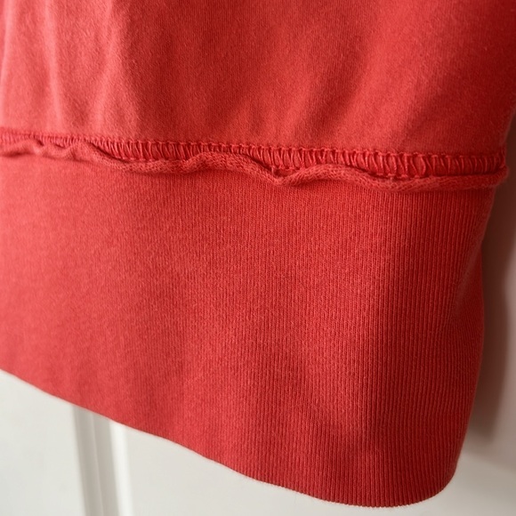 VTG POLO Ralph Lauren Americana Orange Full Zip Hoody Embroidery w MEASUREMENTS - Picture 9 of 11